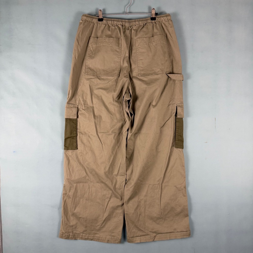 Men's Y2K Abercrombie & Fitch Super Baggy Wide Leg Army Cargo Pants Size Large